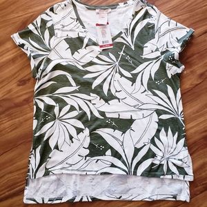 Philosophy Tropical Palm Women's Shortsleeves Top